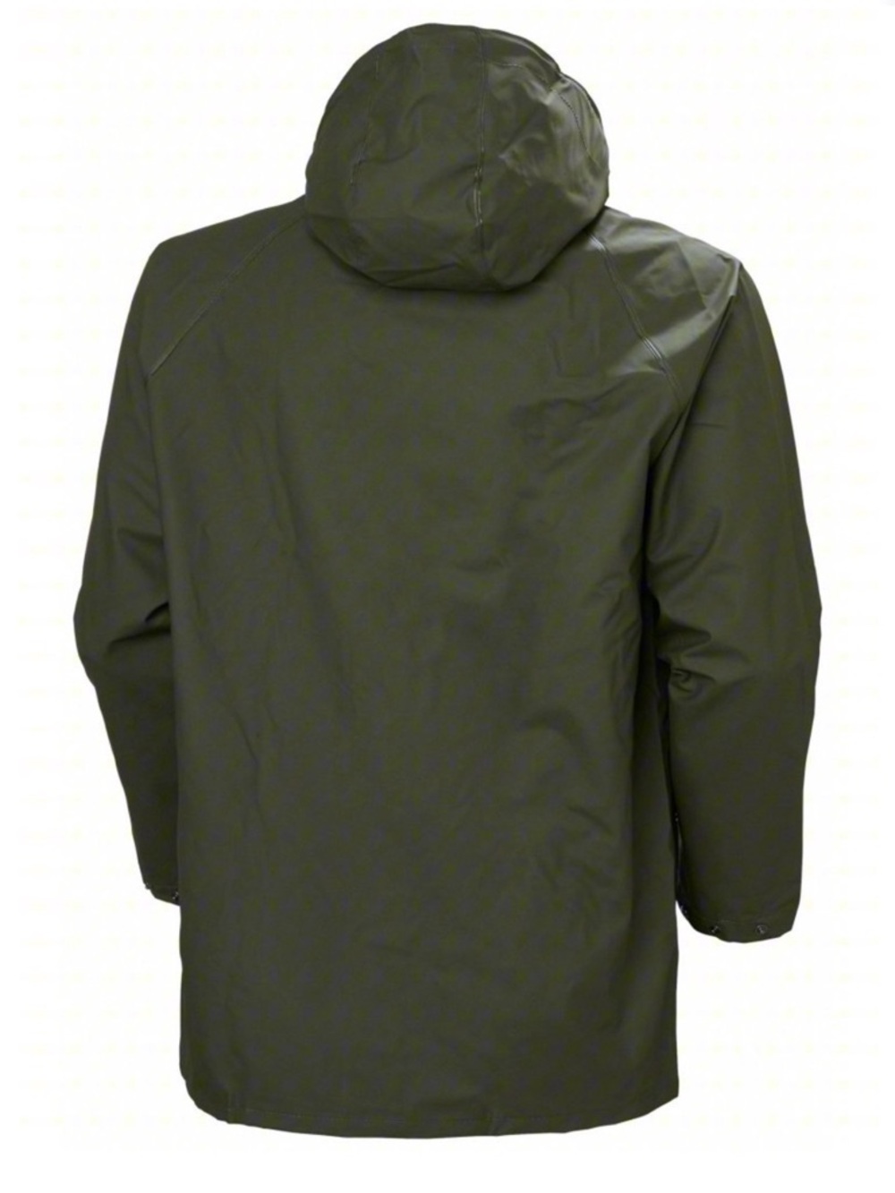 Helly Hansen Olive Hooded Waterproof Raincoat - Picture 2 of 3